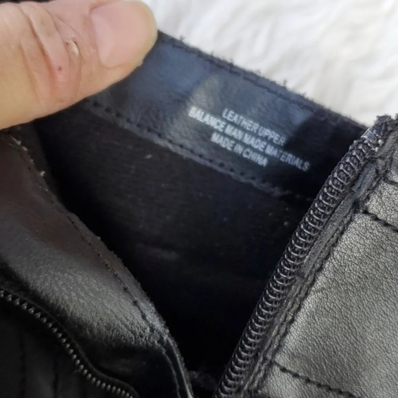 Bøc leather faux tie  Ankle boots 9 - Picture 5 of 12